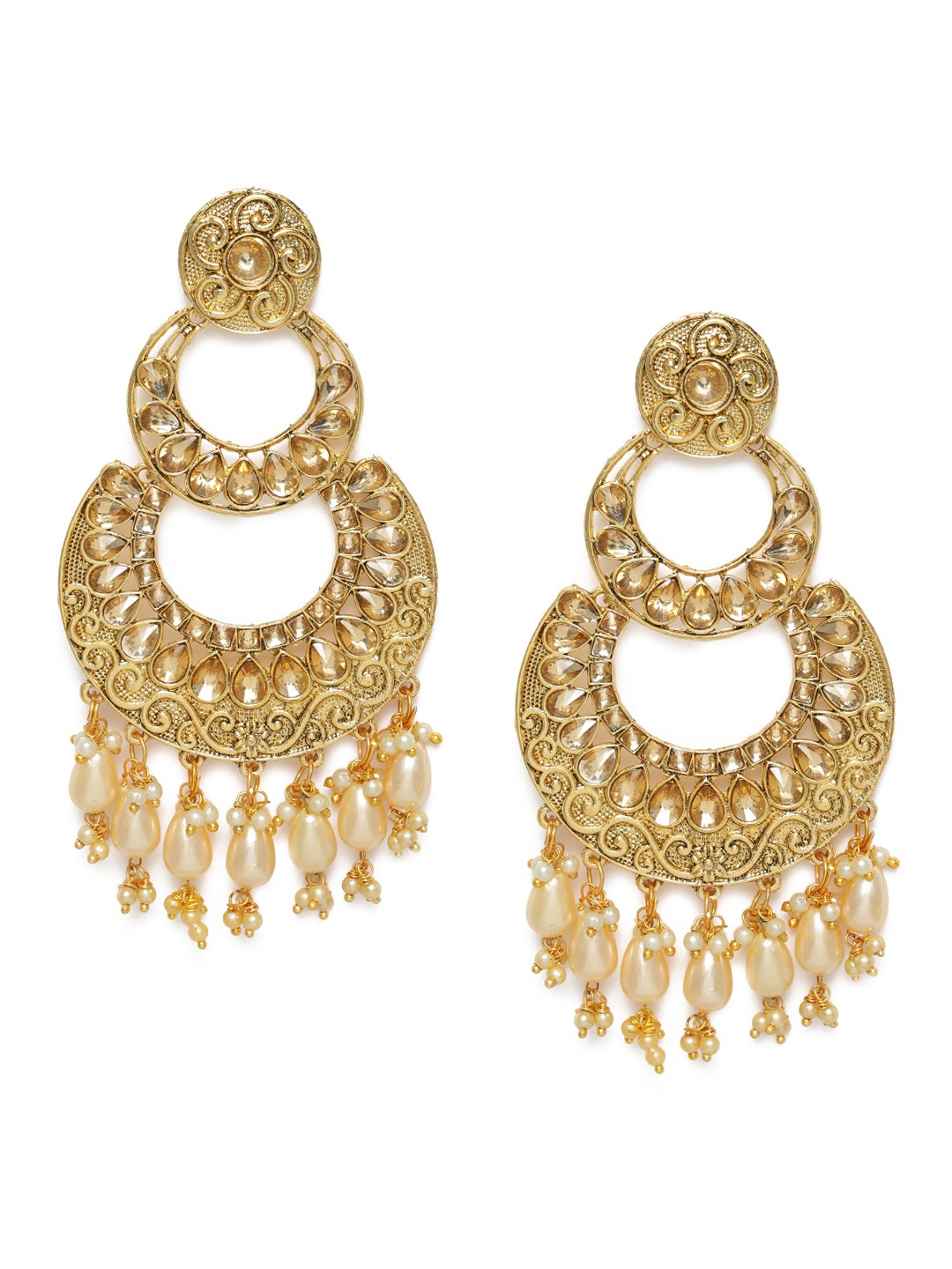 

Kord Store Gold-Plated Crescent Shaped Chandbalis