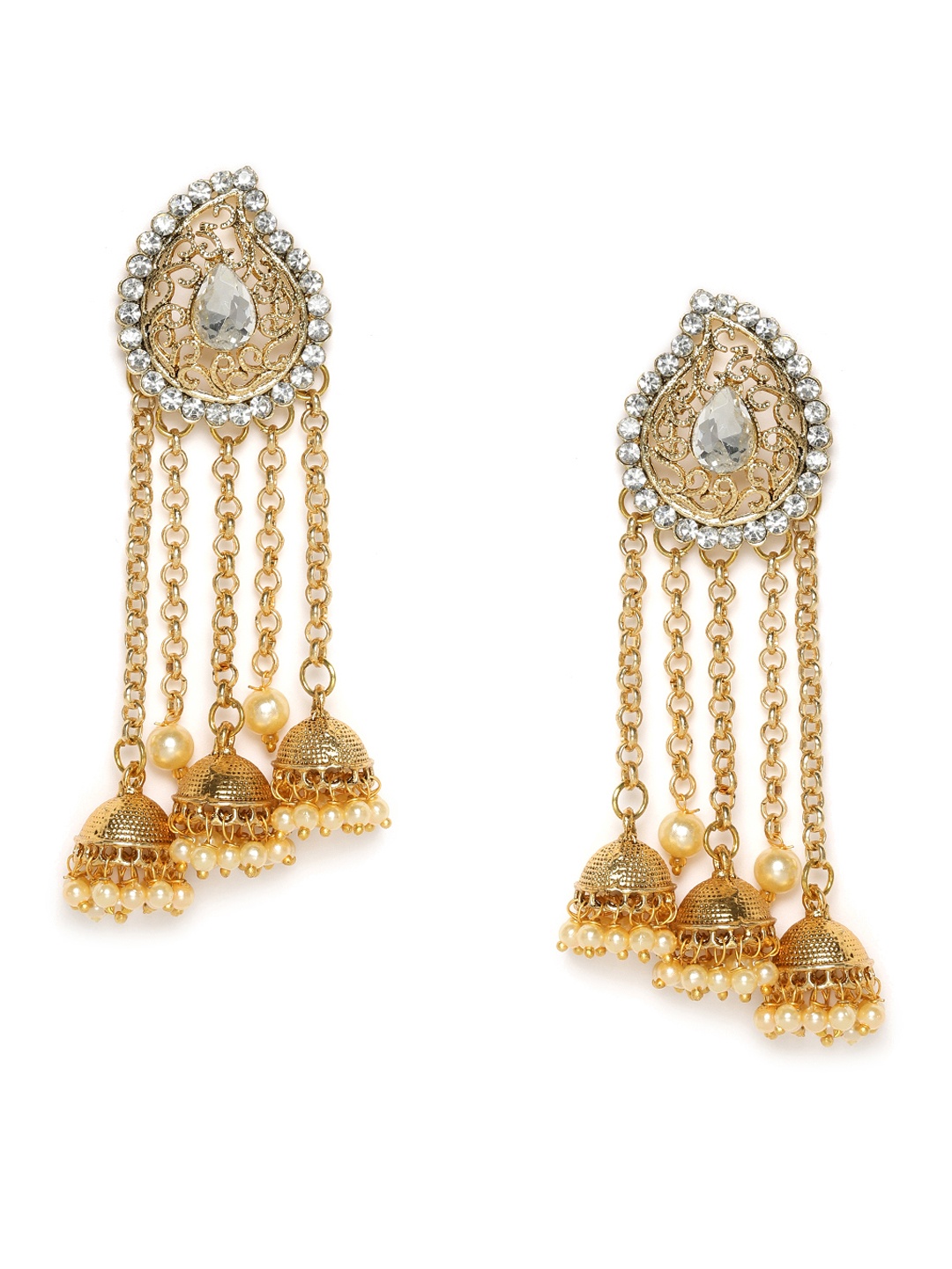 

Kord Store Gold-Plated Contemporary Drop Earrings