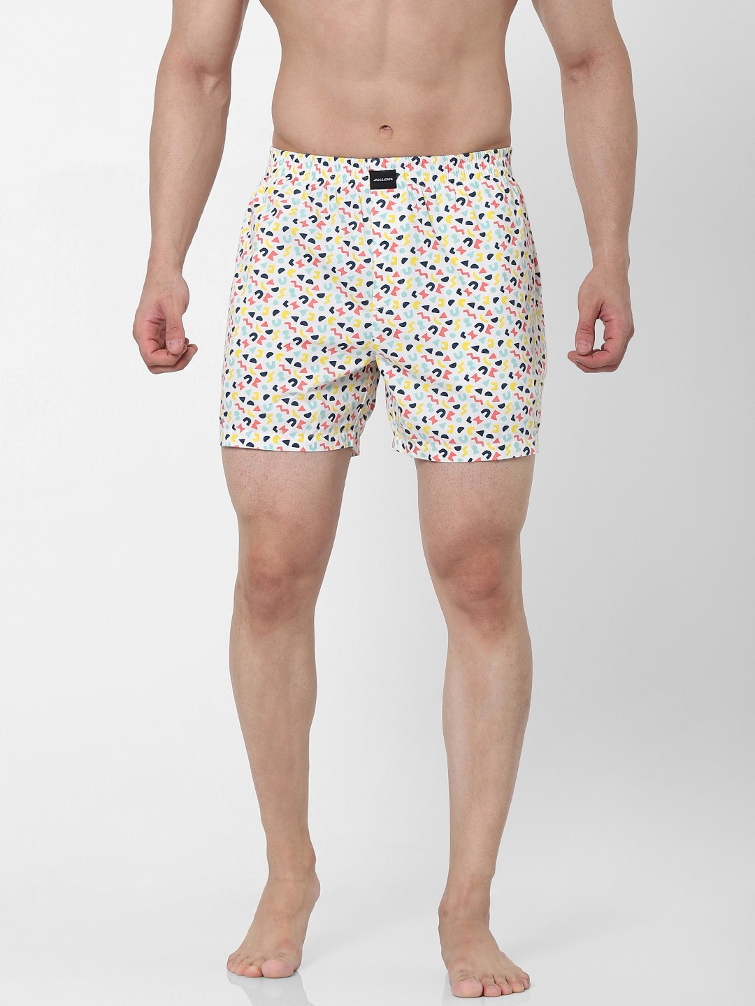 

Jack & Jones Men Multi-Coloured Printed Boxers 2443567001