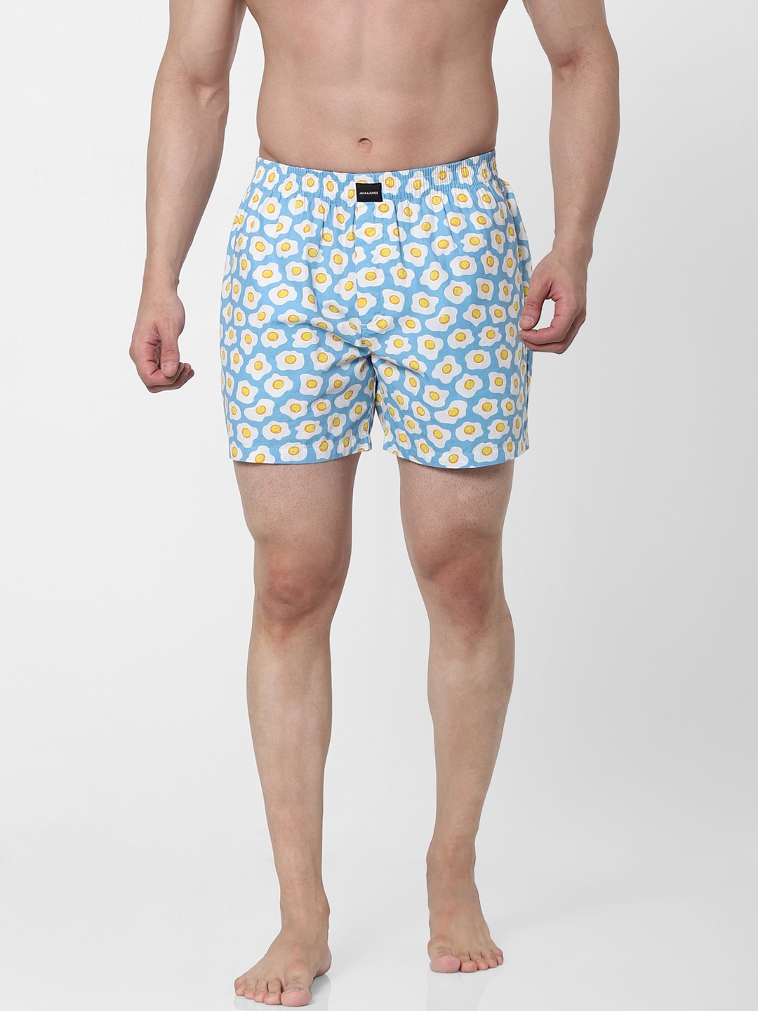 

Jack & Jones Men Blue & White Printed Boxers 2443579001