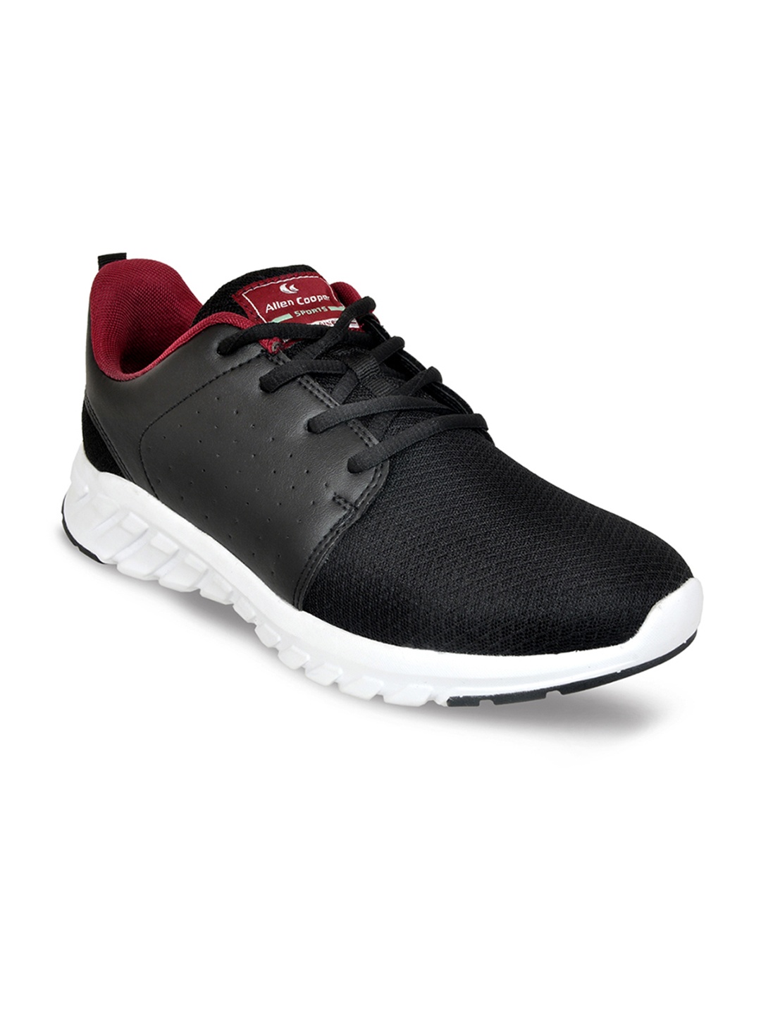 

Allen Cooper Men Black Running Shoes