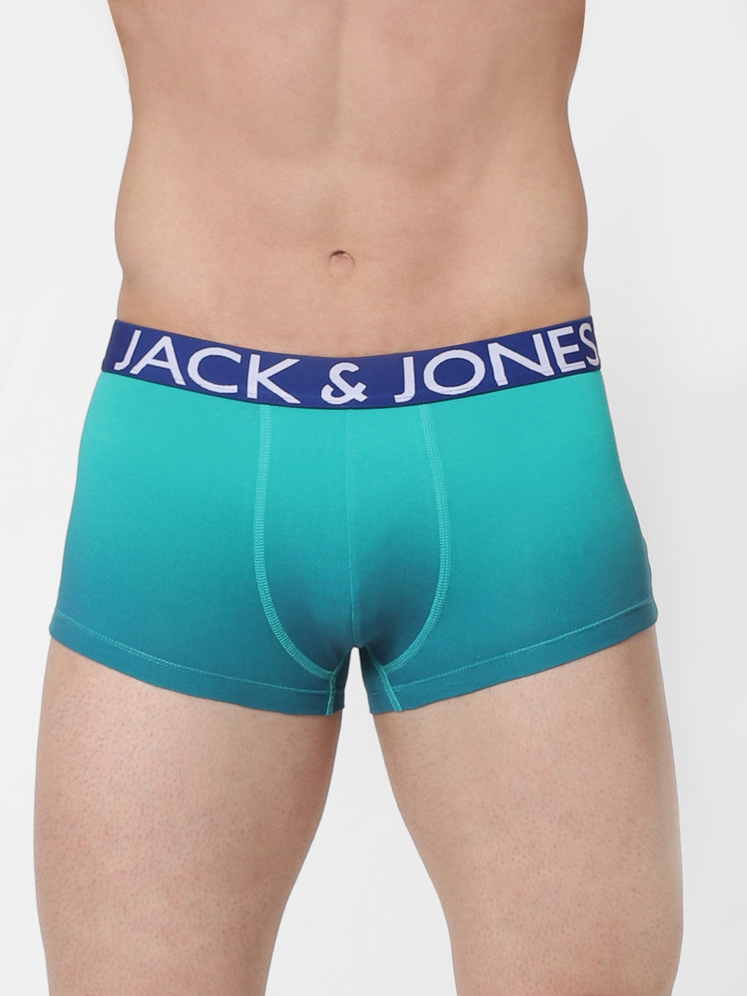 

Jack & Jones Men Turquoise Blue Dyed Trunks 2292135001