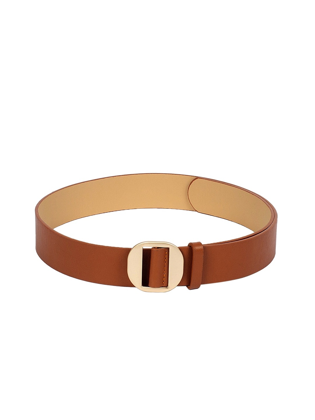 

CRUSSET Women Tan-Brown Solid Belt