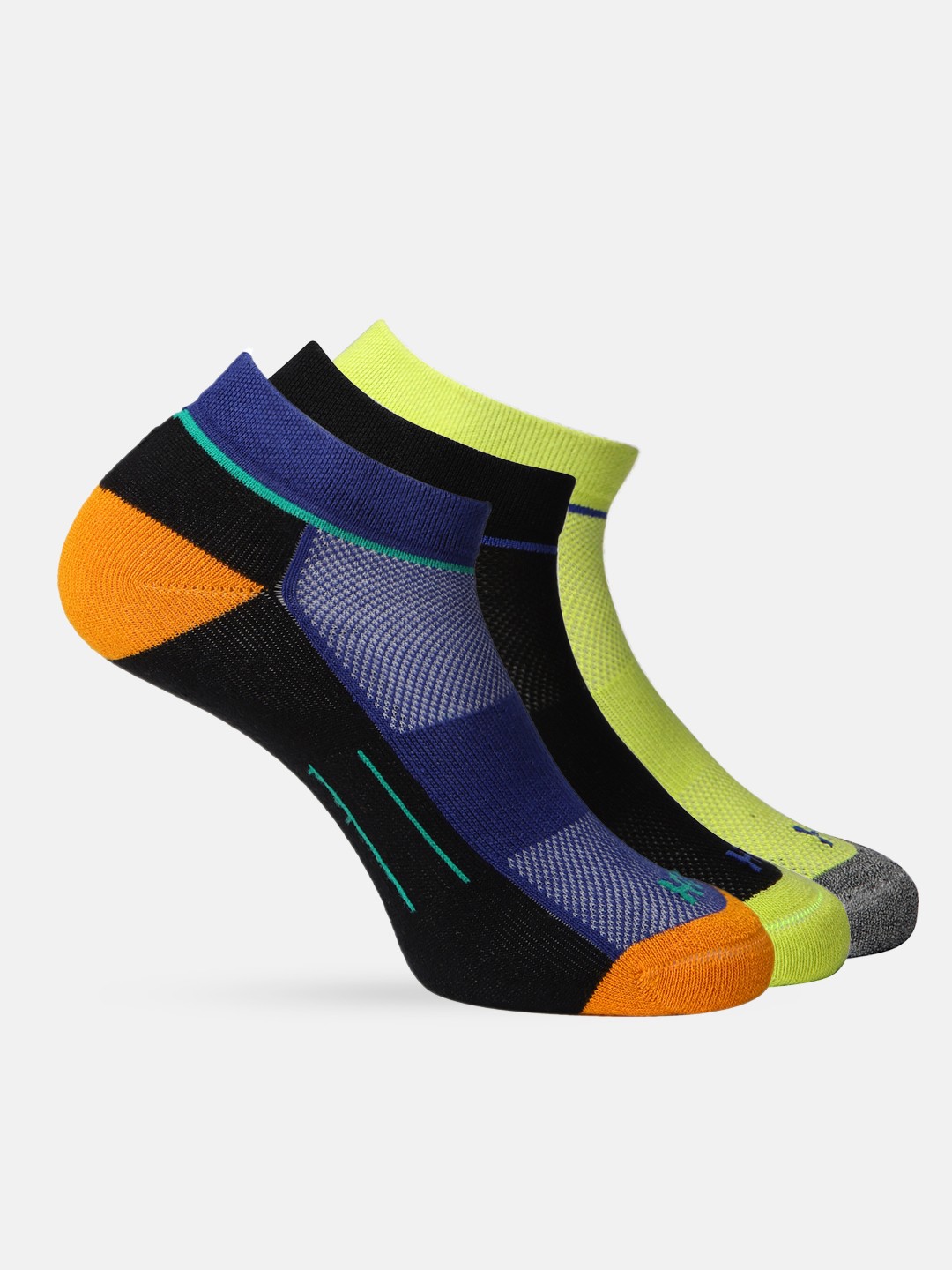 

HRX by Hrithik Roshan Men Ankle length Pack of 3 Terry Socks, Multi
