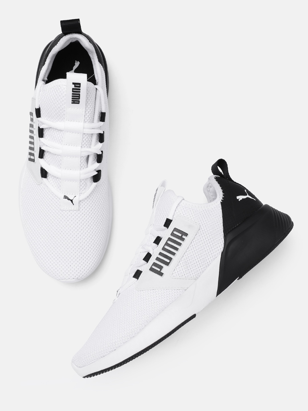 

Puma Men White Retaliate Running Shoes