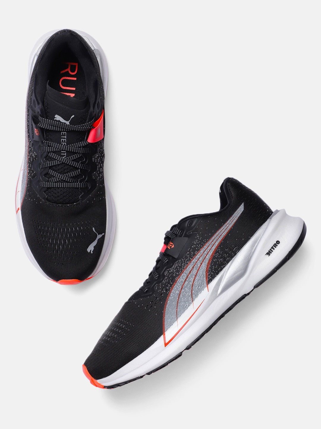 

Puma Women Black Eternity Nitro Running Shoes