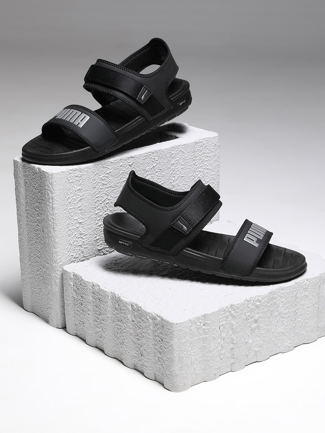 

Puma Unisex Black Softride Sandal