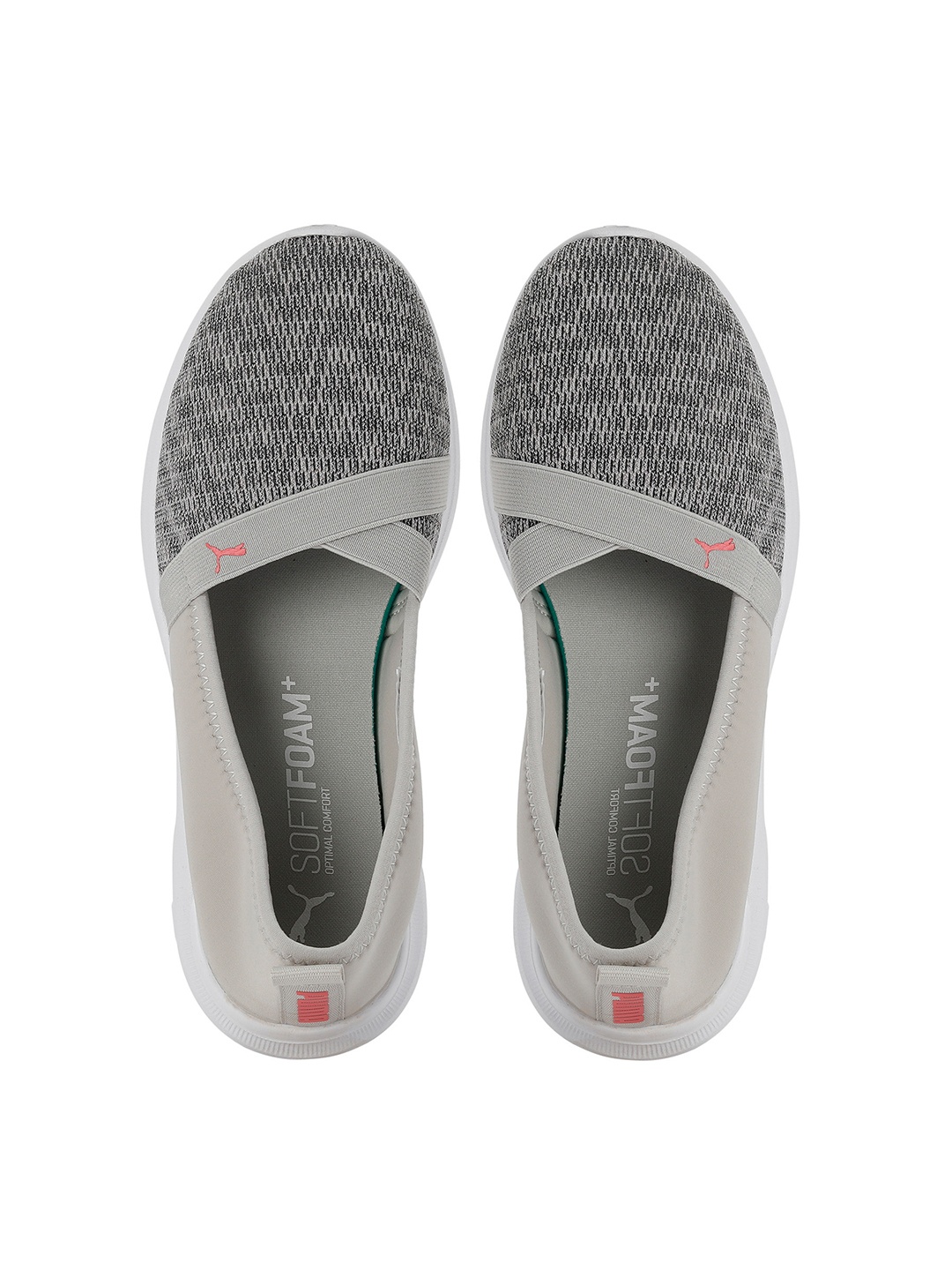 

Puma Women Grey Colourblocked Adelina Ink Splash SoftFoam Sneakers