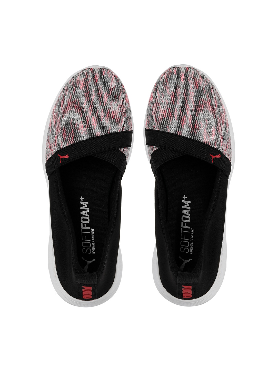 

Puma Women Black Colourblocked Adelina Ink Splash SoftFoam Sneakers