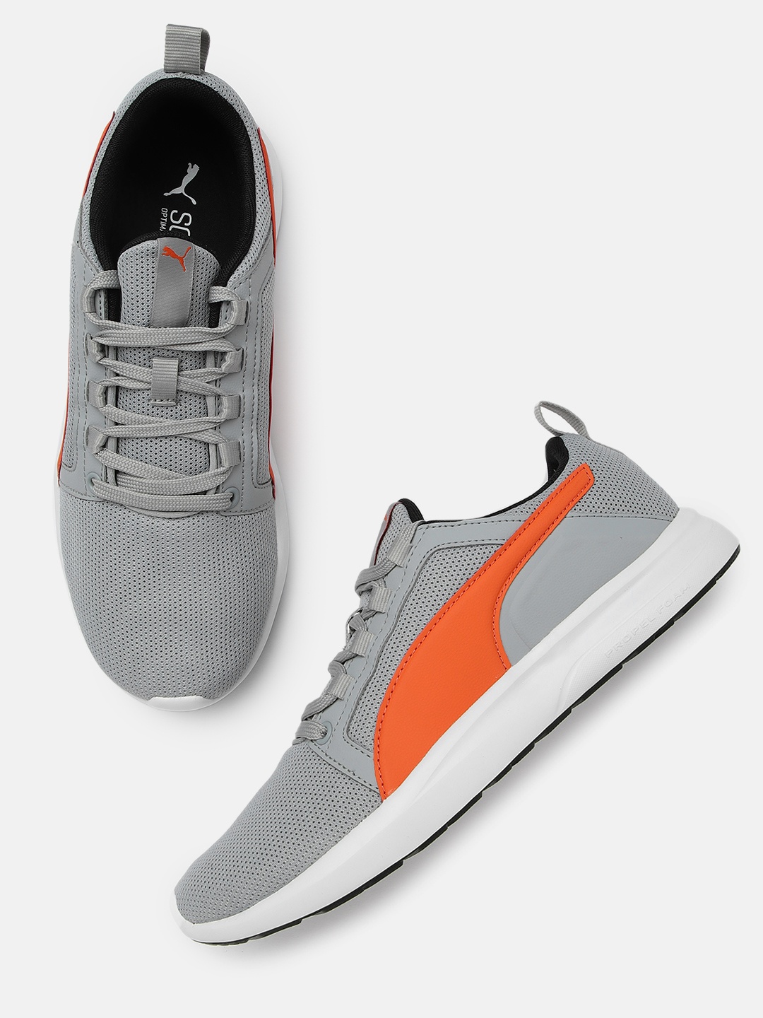 

Puma Unisex Grey Ron V1 Printed Sneakers