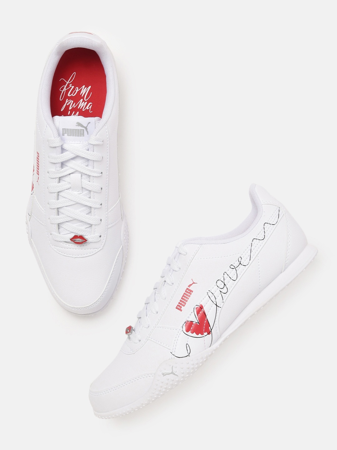 

Puma Women White Bella Valentine's Casual SoftFoam Shoes