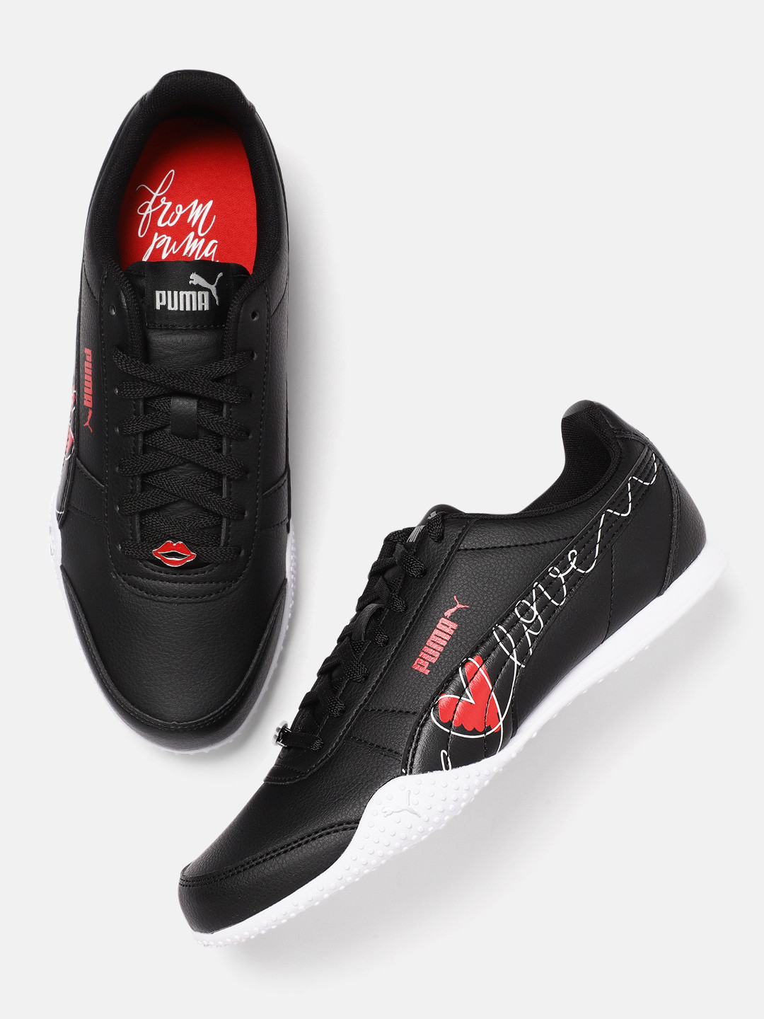 

Puma Women Black Bella Valentine Printed Sneakers