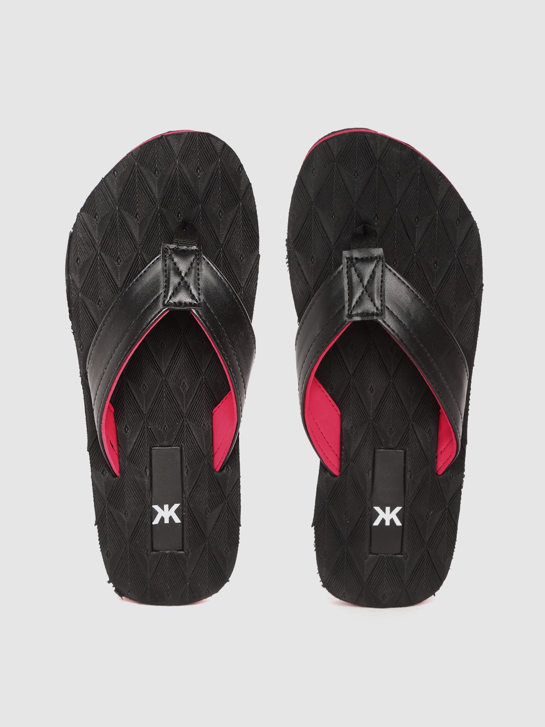 

Kook N Keech Men Black Solid Thong Flip-Flops