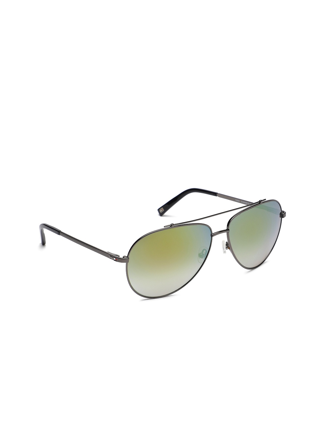 

Tommy Hilfiger Men Aviator Sunglasses 2553 Gungr-35 C5 62, Grey