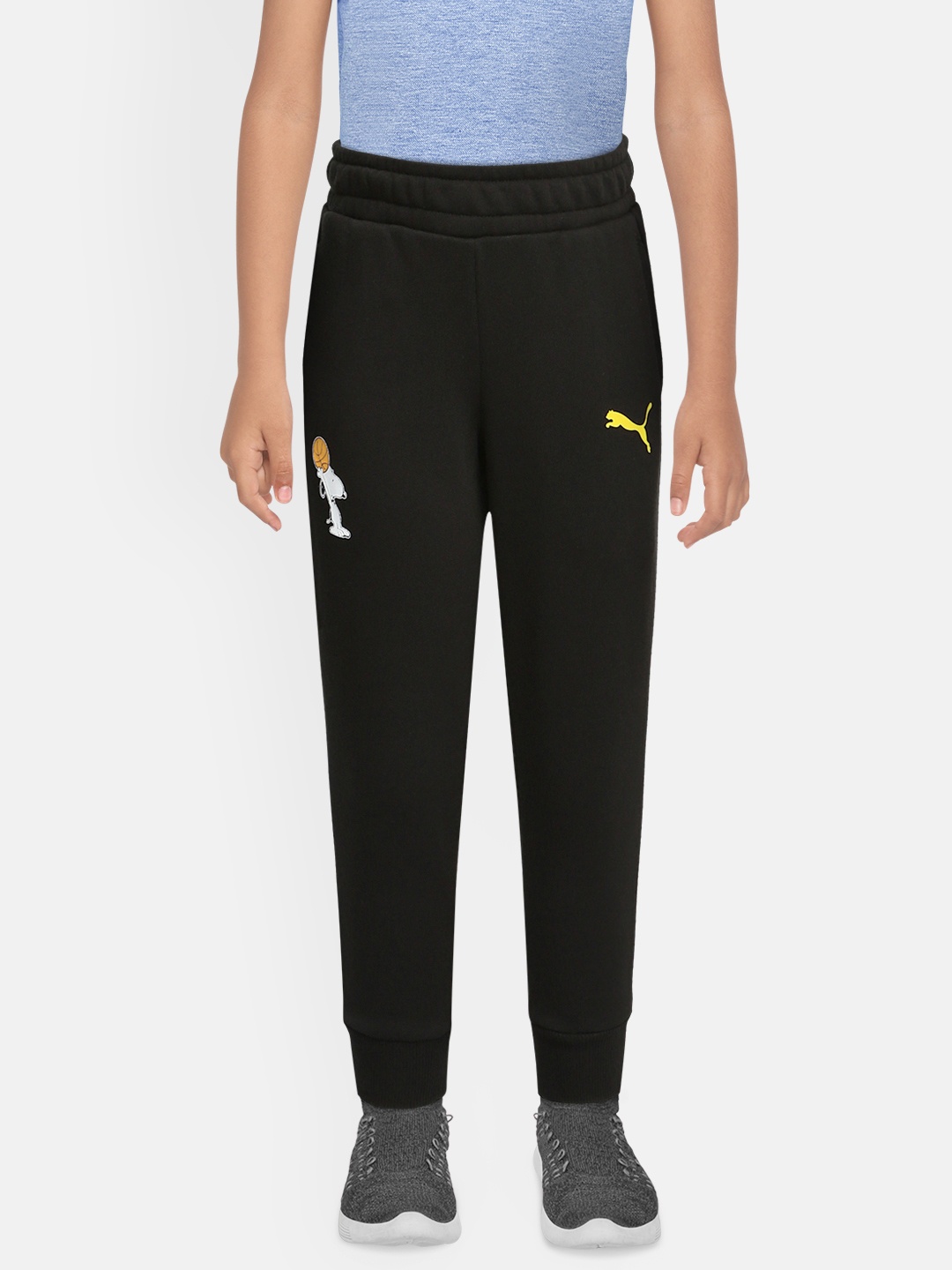 

Puma X PEANUTS Boys Black Solid Joggers