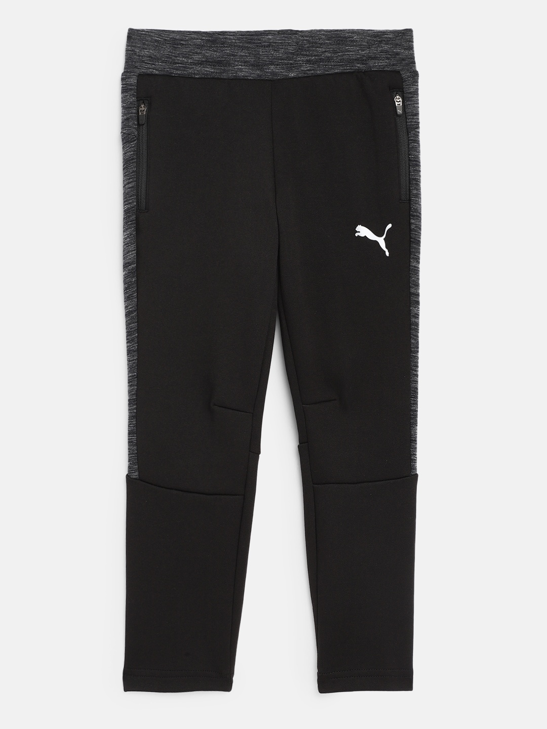 

Puma Boys Black Evostripe Slim-Fit Track Pants