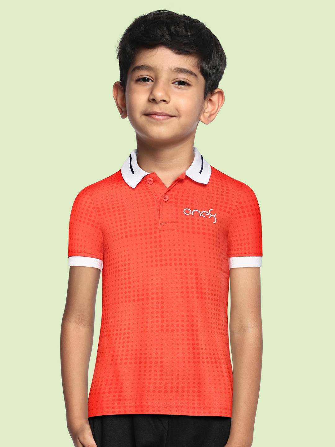 

one8 x PUMA Boys Coral Printed Polo Collar Regular Fit T-shirt