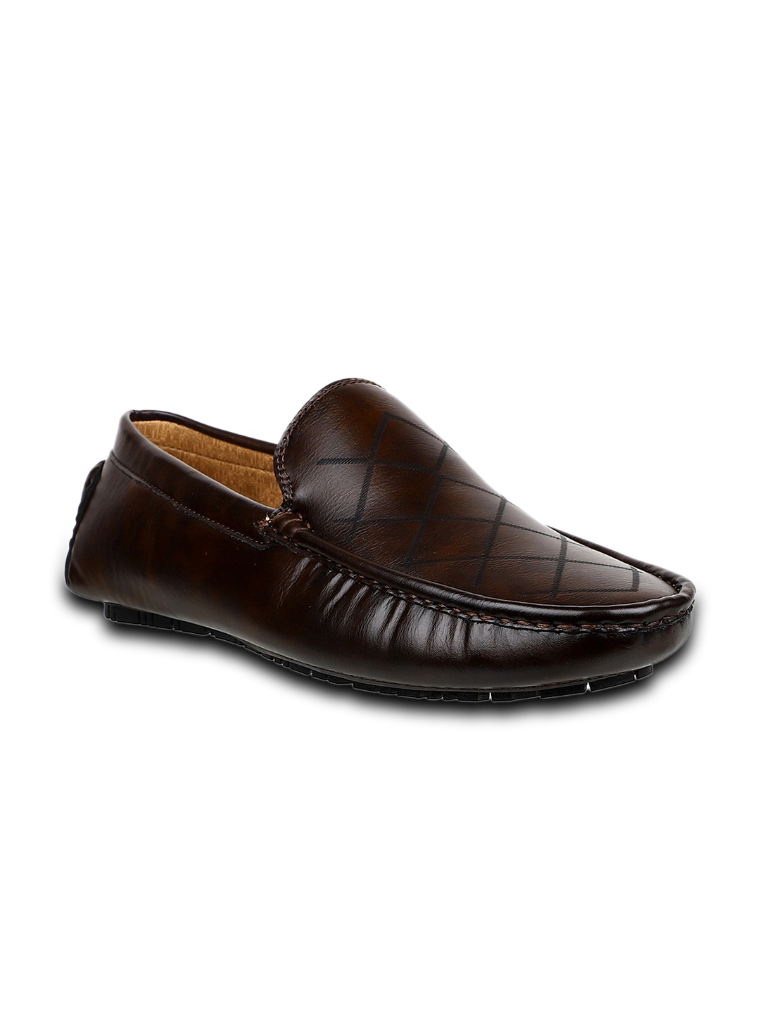 

Carlton London Men Brown Driving Shoes