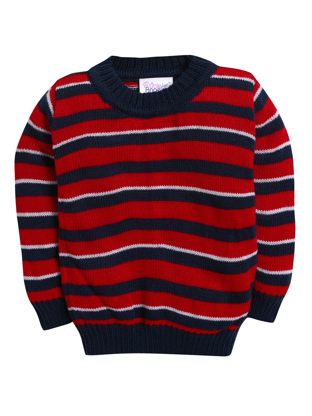 

Little Angels Unisex Kids Navy Blue Self Design