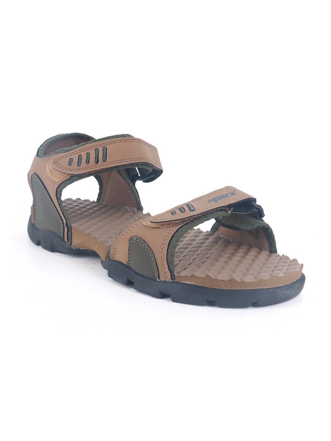 

Sparx Men Camel Brown Solid Sports Sandals