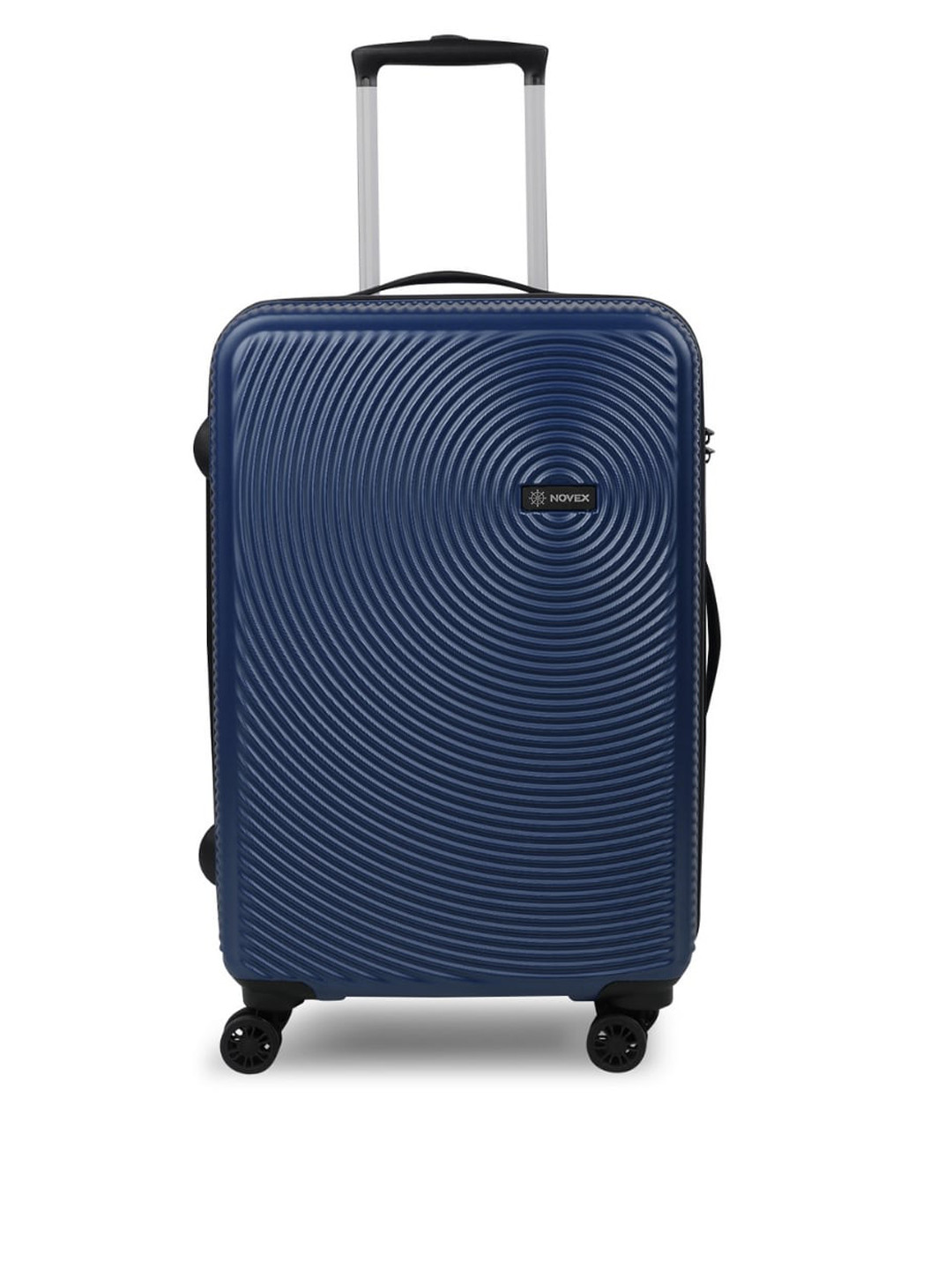 

NOVEX Unisex Blue Textured Hard-Sided Cabin Trolley Bag