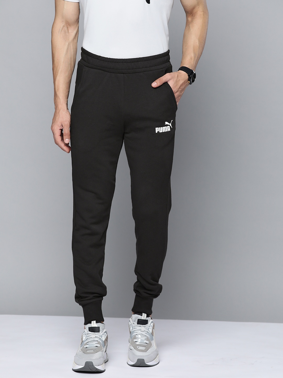 

Puma Men Black ESS Slim Fit Sustainable Joggers