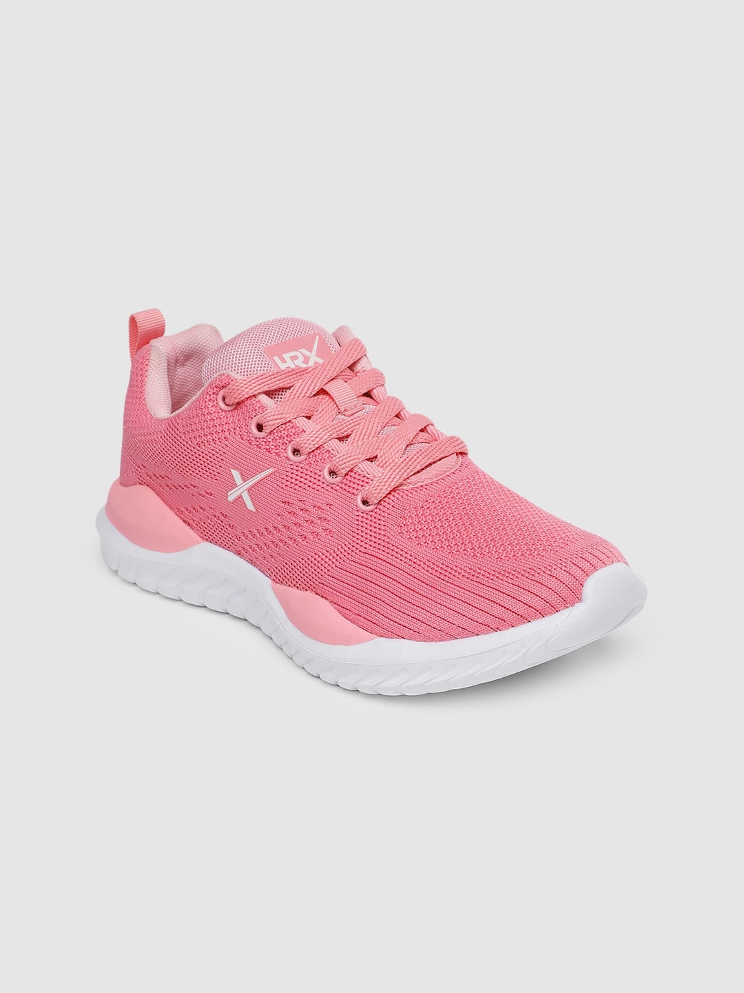 

HRX by Hrithik Roshan Women Pink Mesh Running Non-Marking Shoes