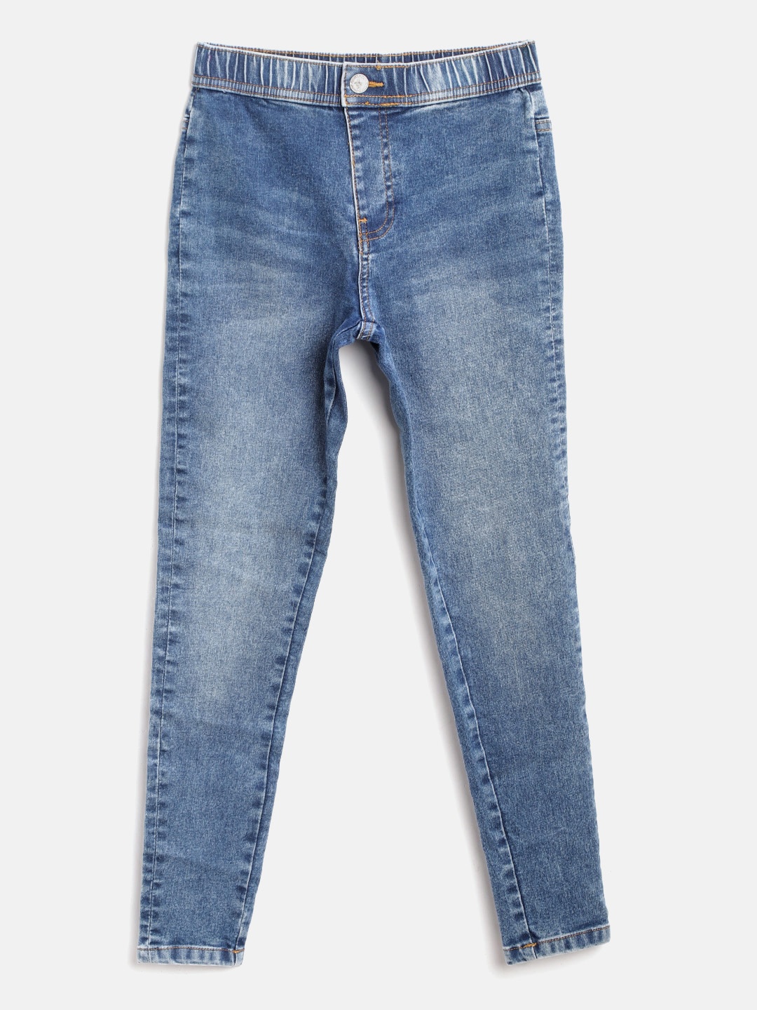 

Marks & Spencer Girls Blue Washed Jeggings