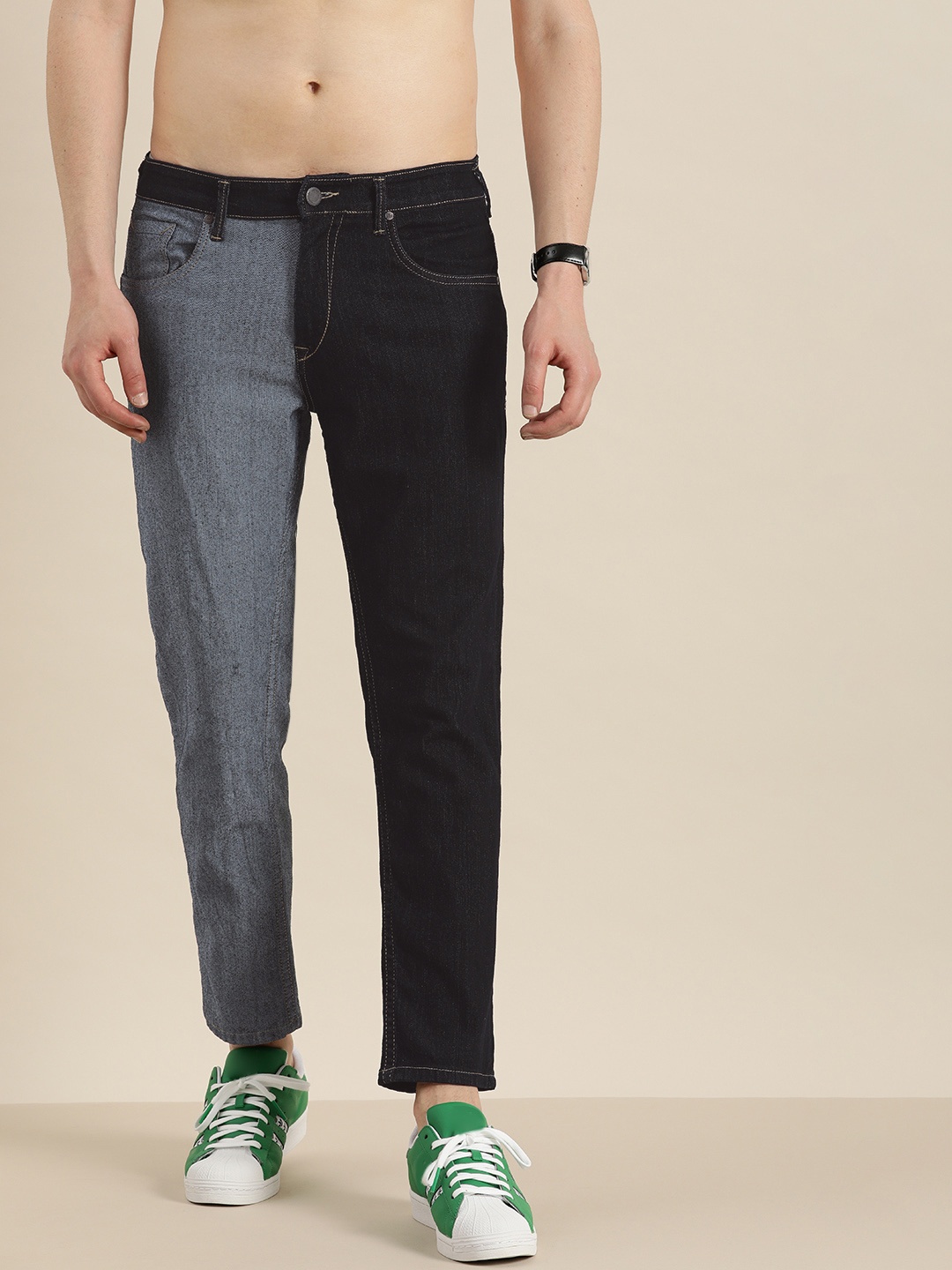 

Moda Rapido Men Blue Tapered Fit Mid-Rise Clean Look Jeans