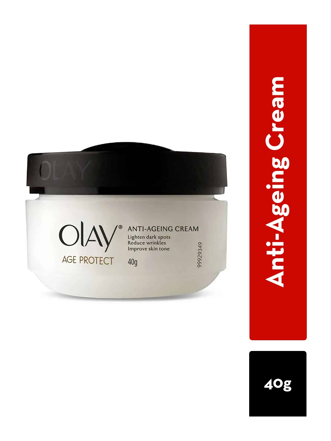 

Olay Age Protect Anti-Ageing Cream - Reduces Wrinkles With Salicylic Acid & BHA - 40g, Brown