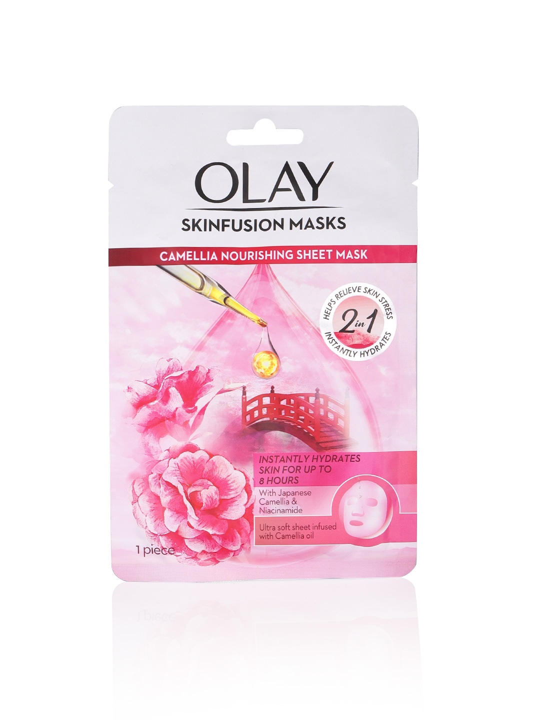 

Olay Women Camellia Nourishing Sheet Mask 28 g, Pink