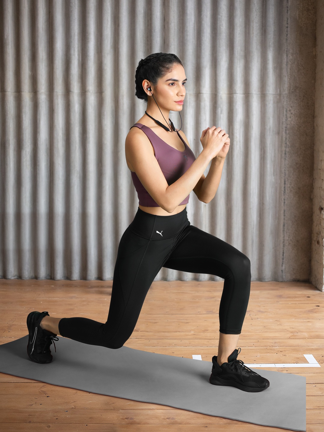 

Puma Women Black Solid dryCELL Favorite Forever High Waist Training Tights