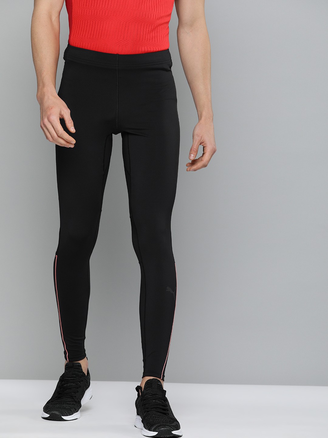 

Puma Men Black Solid dryCELL Launch Long Running Tights