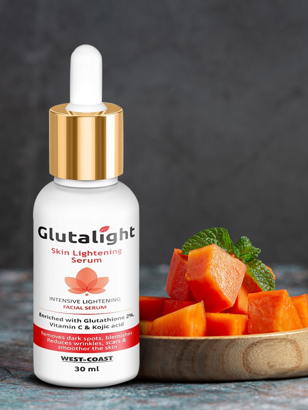 

Glutalight Unisex Brightening Serum 30ml, White