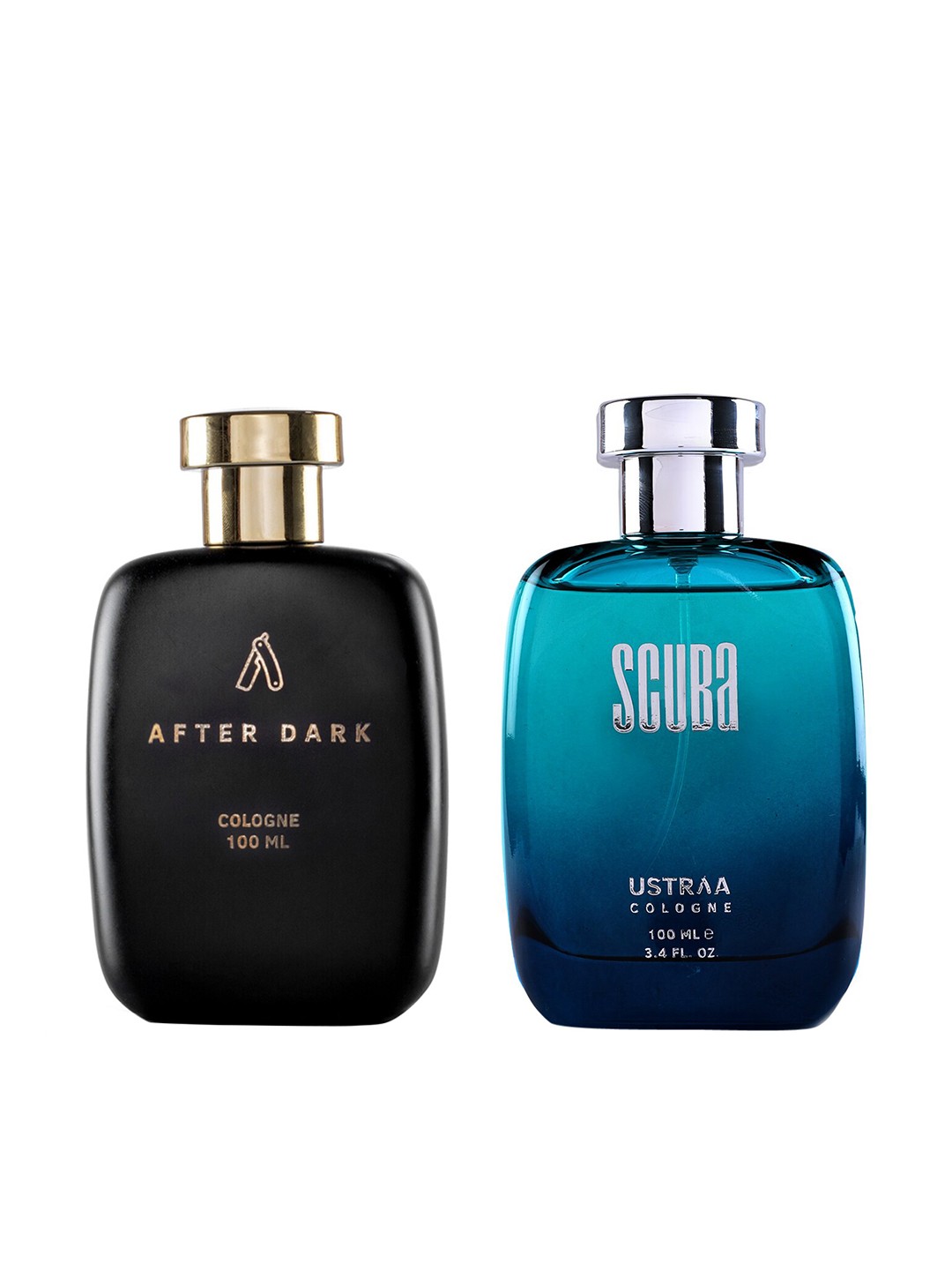 

Ustraa Men Set of After Dark & Scuba Colonges, Black