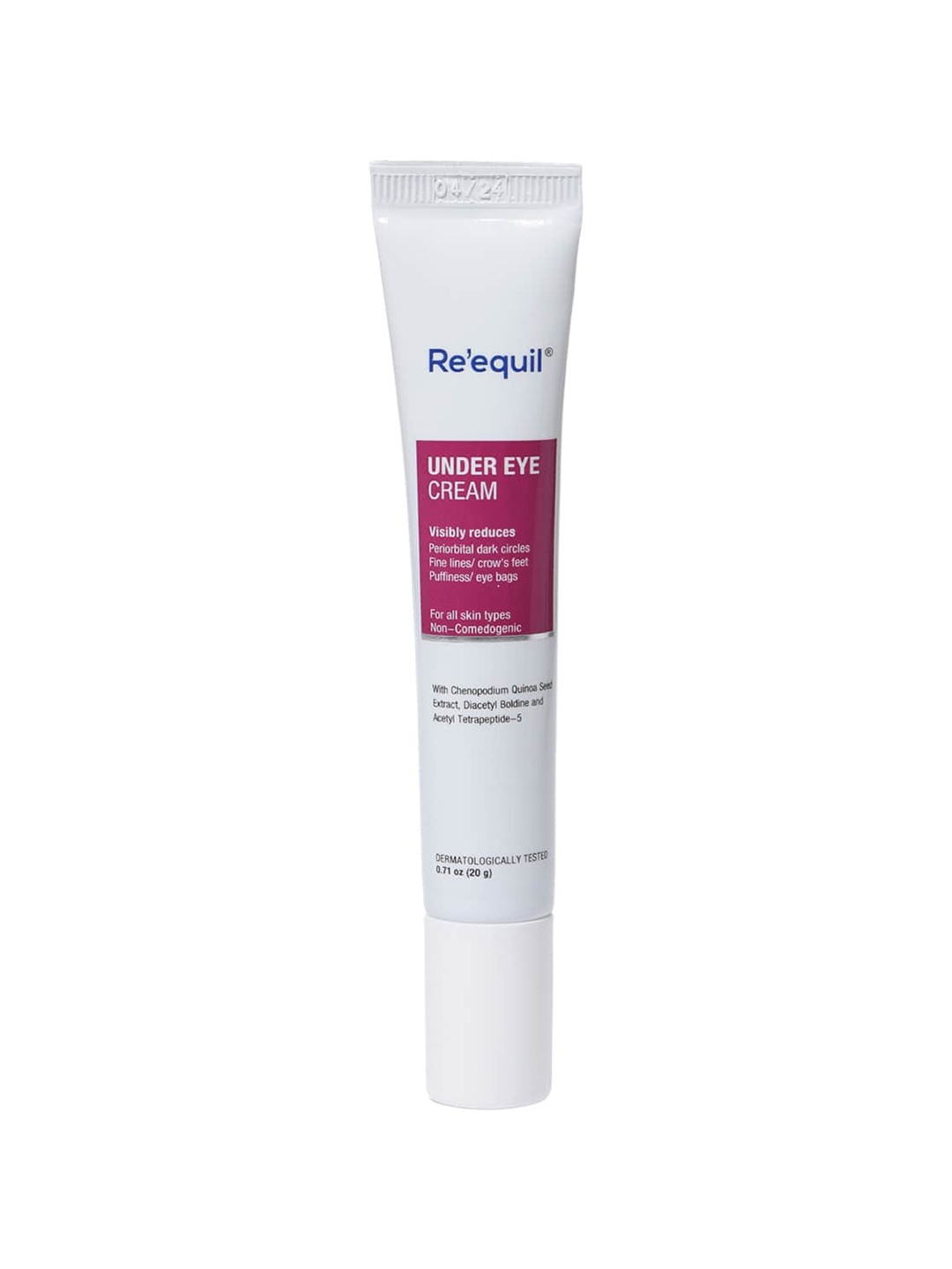 

Reequil Under Eye Cream for Dark Circles & Wrinkles & Puffy Eyes 20 g, White