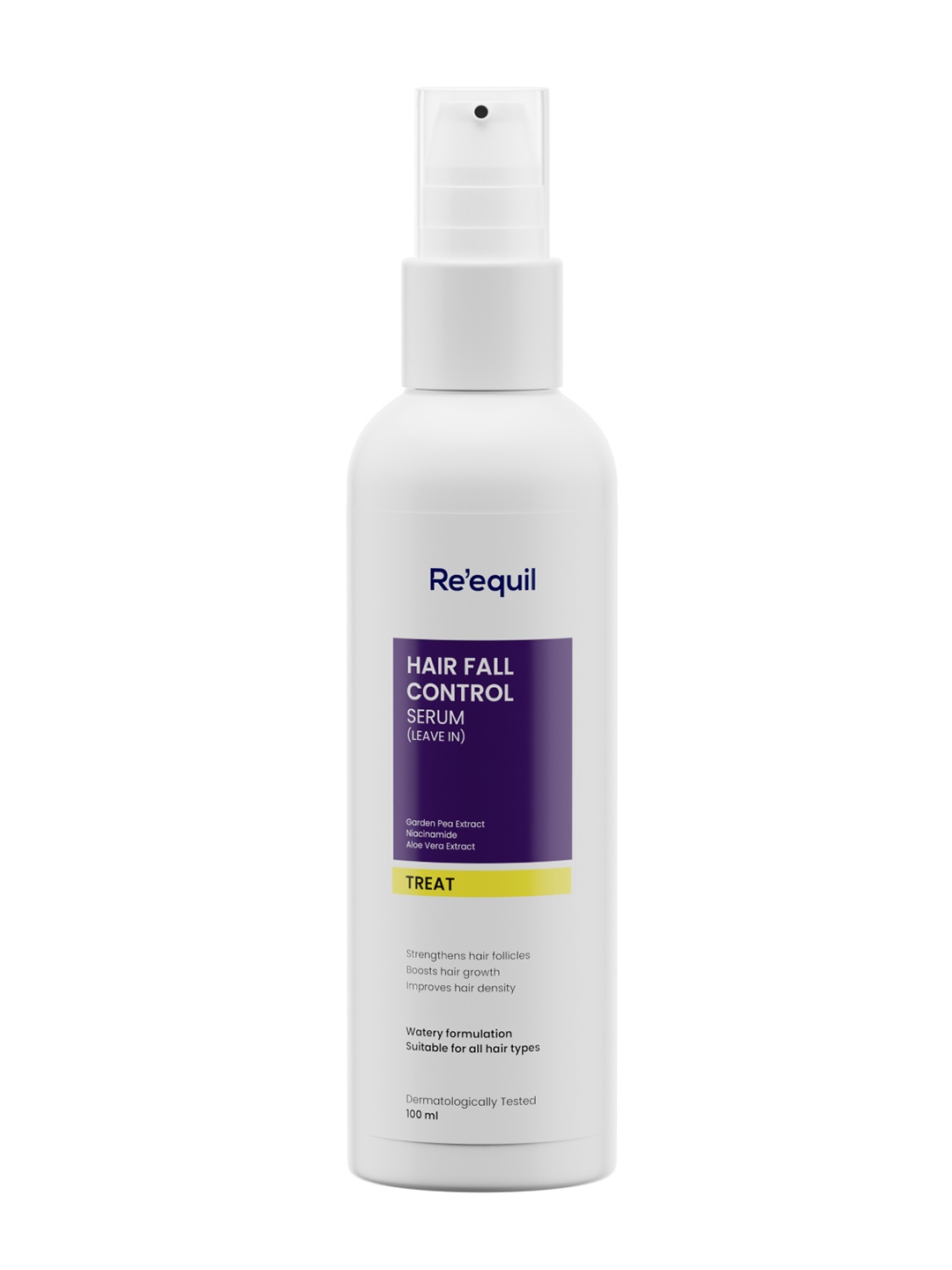 

Reequil Hair Fall Control Serum with Biotin & Aminexil 100 ml, Transparent