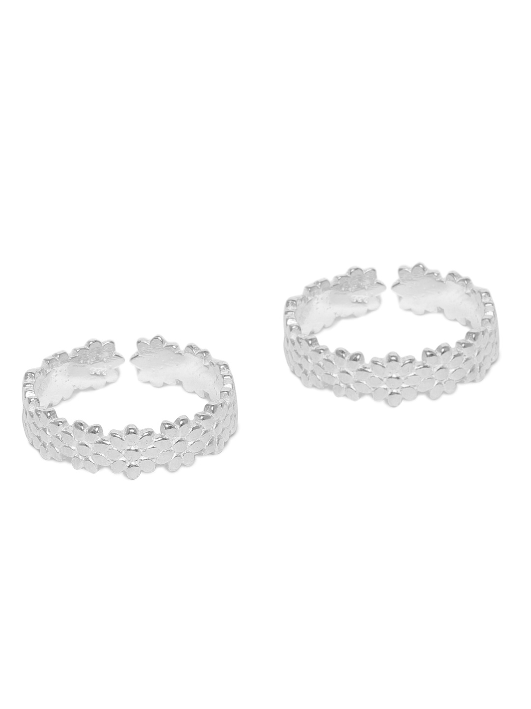 

ZAYN 92.5 Sterling Silver Set of 2 Handcrafted Toe Rings