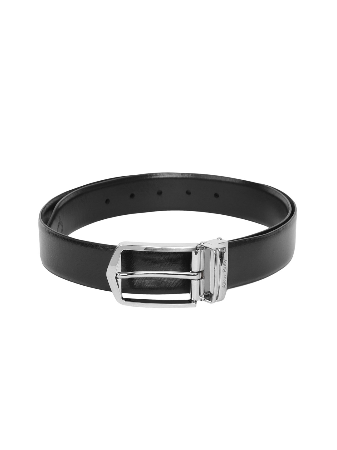 

Allen Solly Men Black Solid Formal Leather Belt