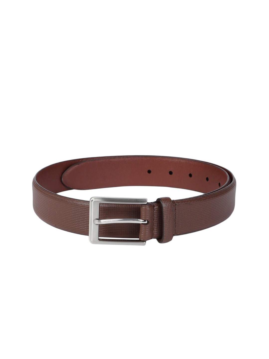 

Allen Solly Men Brown Solid Leather Belt