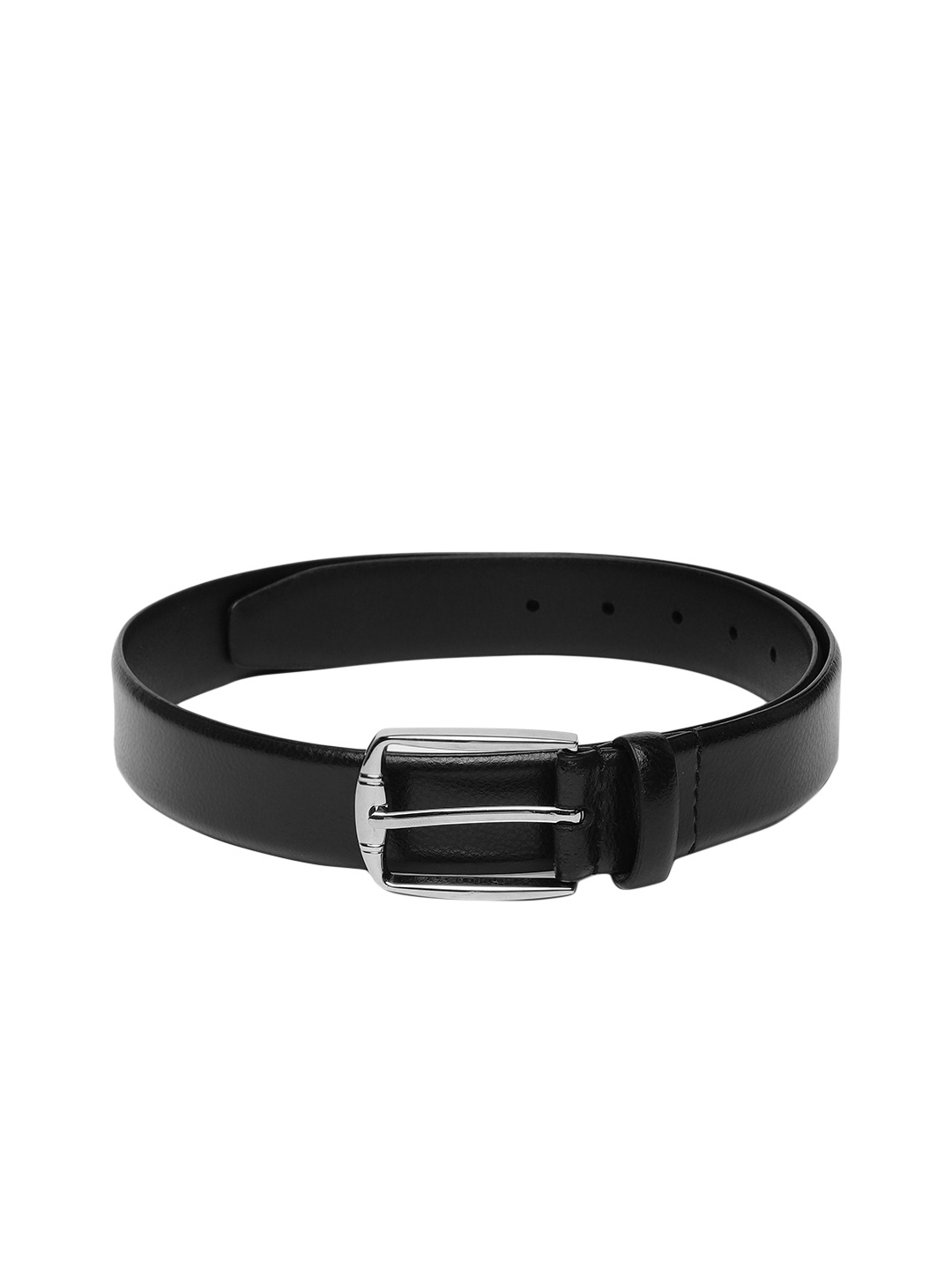 

Allen Solly Men Black Solid Leather Belt