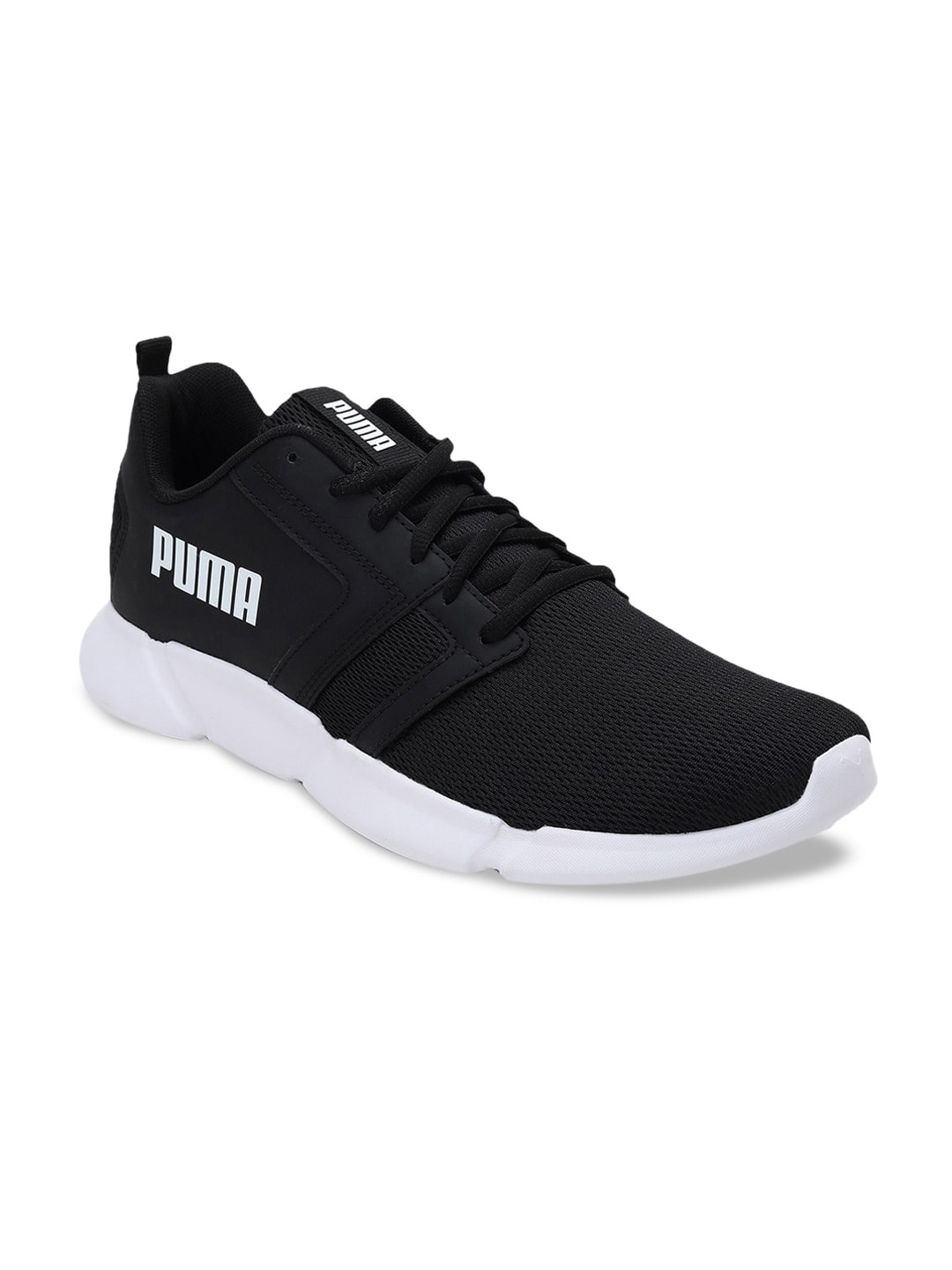 

Puma Unisex Black & White Flair Running Shoes