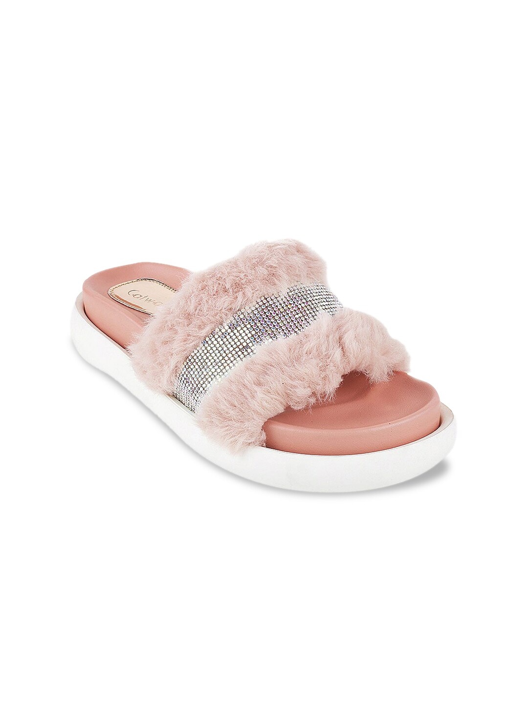 

Catwalk Women Pink Embellished Mules