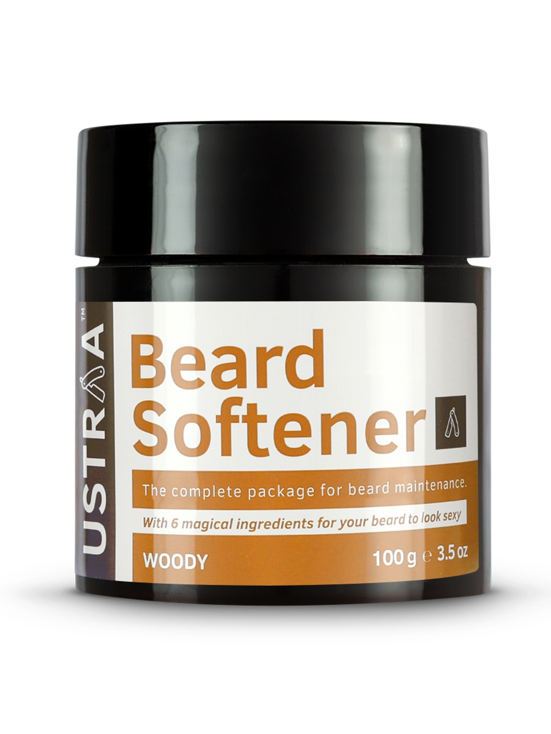 

Ustraa Woody Beard Softener 100g, White