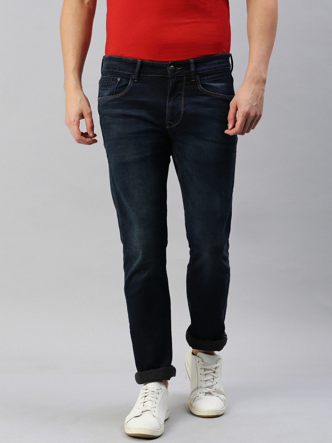 

U.S. Polo Assn. Denim Co. Men Blue Regallo Skinny Mid-Rise Clean Look Stretchable Jeans