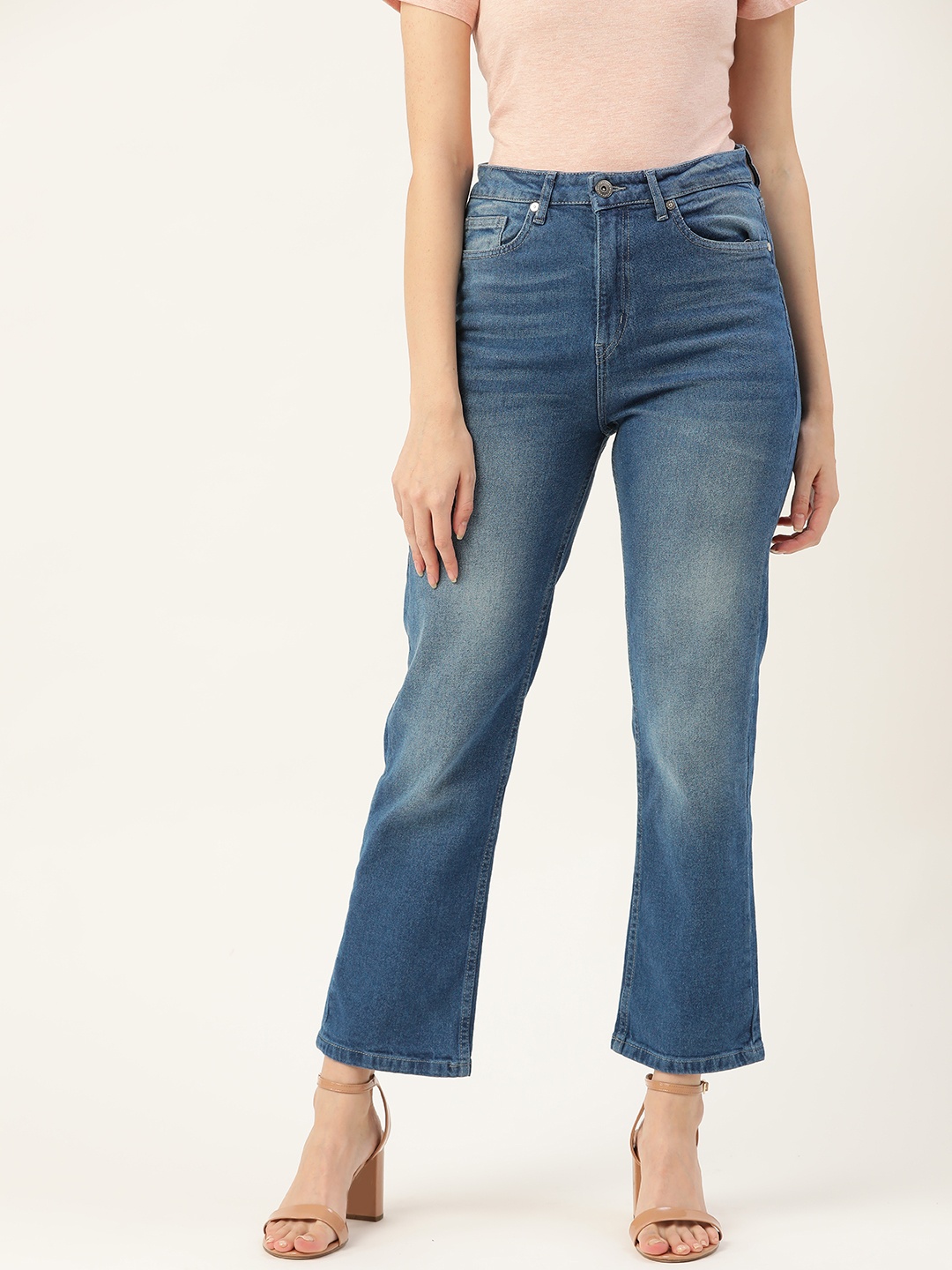 

Chemistry Women Blue Wide Leg Light Fade Stretchable Jeans