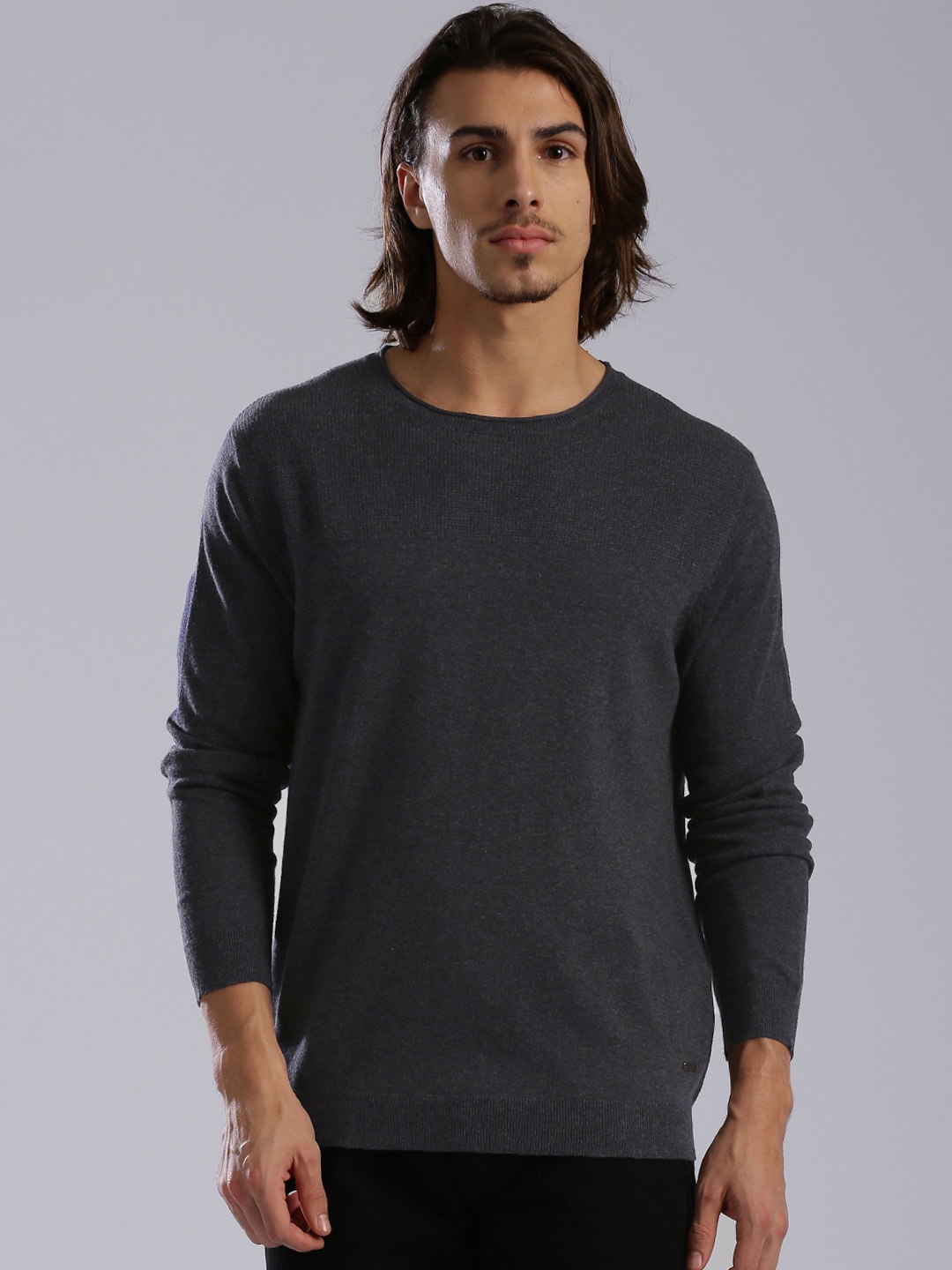 

HRX by Hrithik Roshan Charcoal Grey Sweater