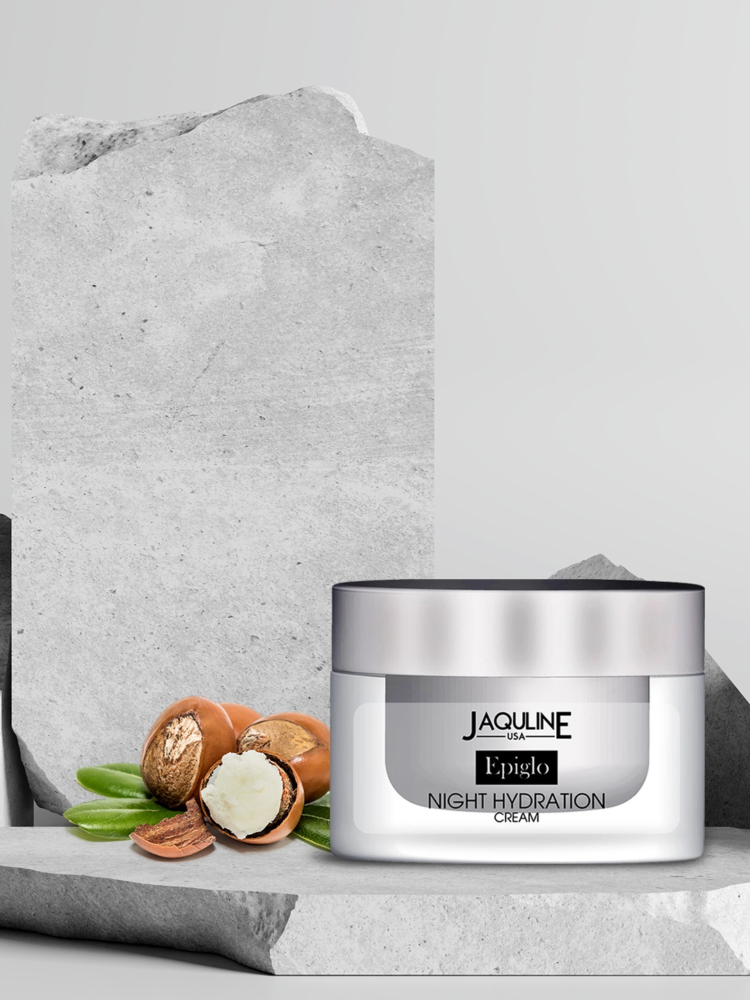 

Jaquline USA Epiglo Night Hydration Cream 50g, White