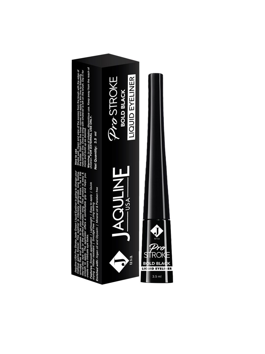 

Jaquline USA ProStroke Bold Black Liquid Eyeliner 3.5ml