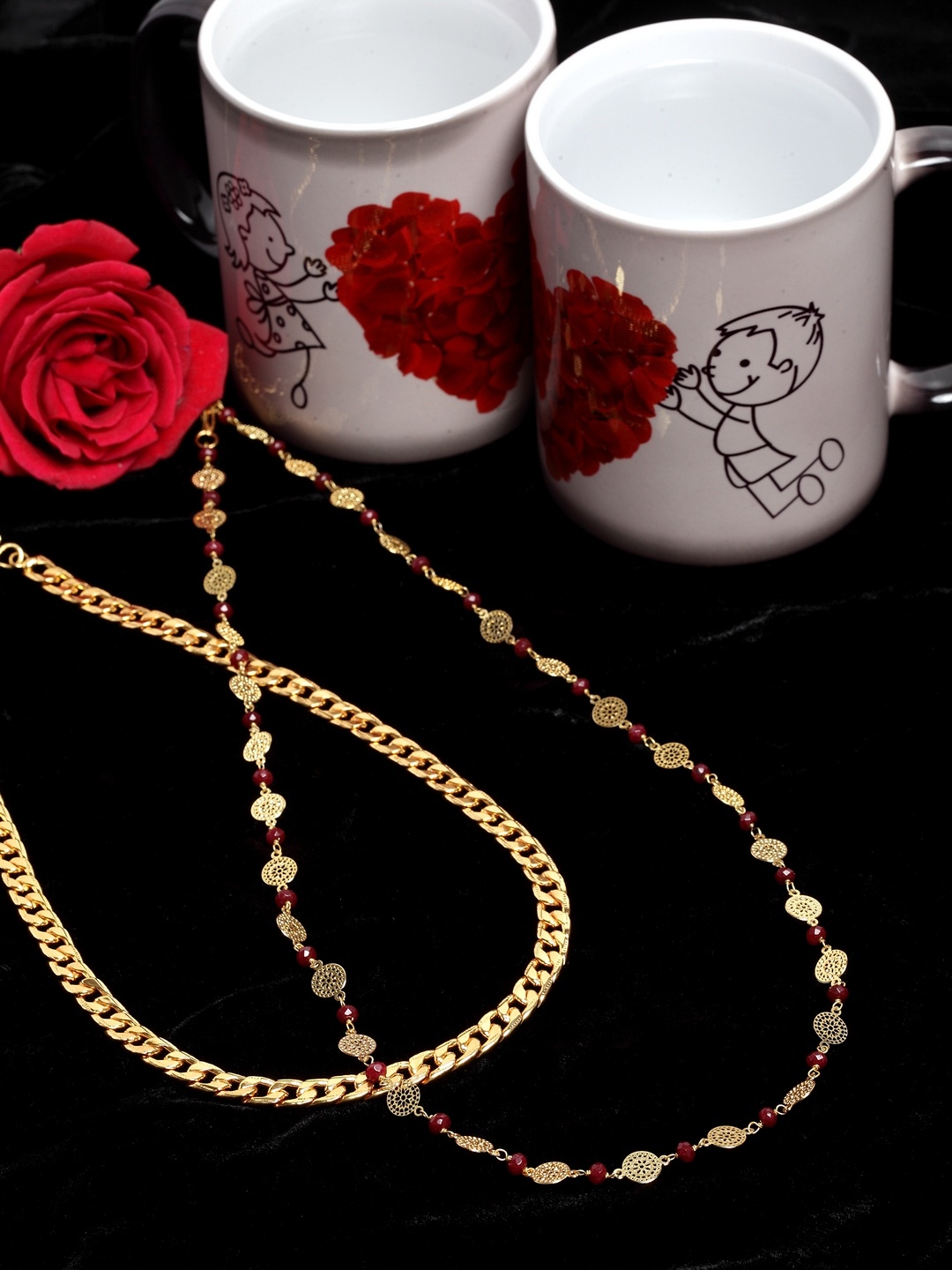 

VOGUE PANASH Unisex Gold-Plated Handcrafted Necklace